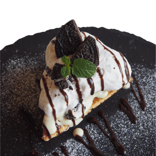 オレオのダブルチョコワッフル
